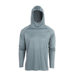 Grundens Solstrale PRO Hoodie Men's in Quarry